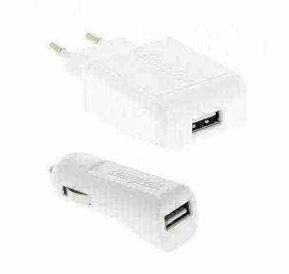 energizer classic 3 in1charger 1 usb for iphone 3/4 (eu plug) white