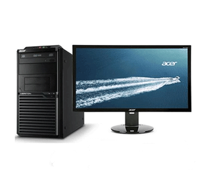 acer veriton desktop pc ic6575-core-i5 7th gen/ 4gb ram/ 1tb hdd/ 19.5 inch/ dos/ dvd/ 3 years warranty black