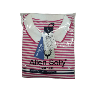 allen solly mens stripe polo t-shirt,( mix colour)