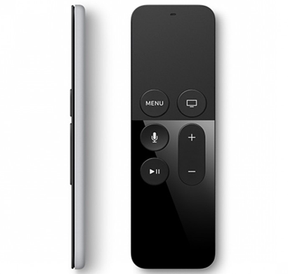 apple - mg2q2zm/a tv remote, black, 1 year warranty