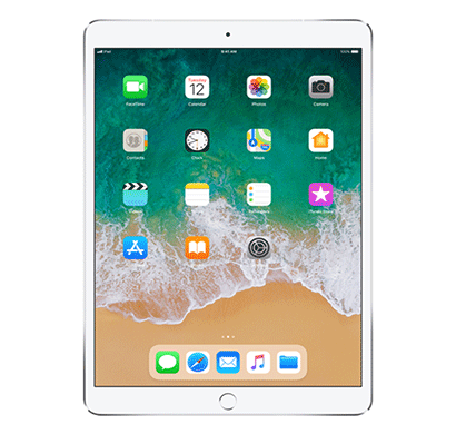 apple ipad pro mphh2hn/a tablet (10.5 inch, 256gb, wi-fi + 4g lte), silver