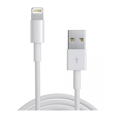 apple md818zm/a lightning connector to usb cable (1 meter) (white)
