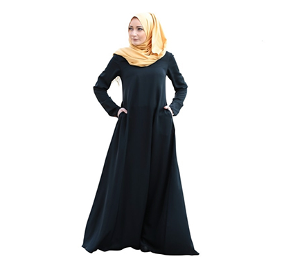 arihant (102) islamic abaya ,size large & extra large, bsy fabric,burkha dress ( black)