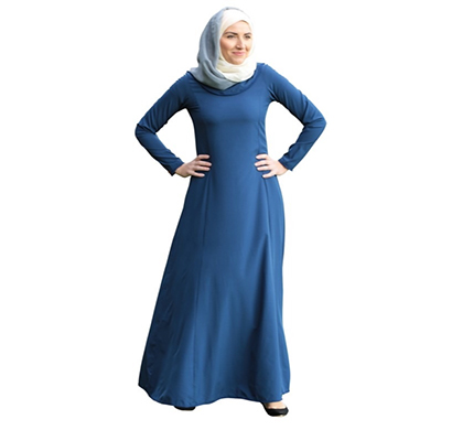 arihant (103) islamic abaya, size large & extra large, bsy fabric,burkha dress ( sky blue)