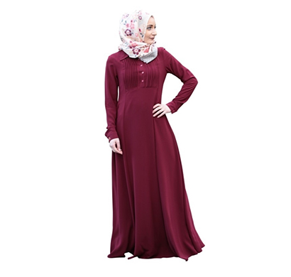 arihant (104) islamic abaya, size large & extra large, bsy fabric,burkha dress ( maroon)