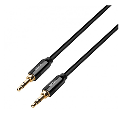 astrum au200 1.5meter aux 3.5mm jack cable (black)