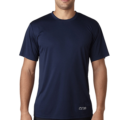 awg 100anb (150 gsm) drifit performance sports round neck t-shirt navy blue