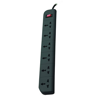 belkin (f9e600zb2mgry) essential 6-socket surge protector