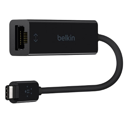 belkin (f2cu040bt) usb-c gigabit ethernet adapter ( black )