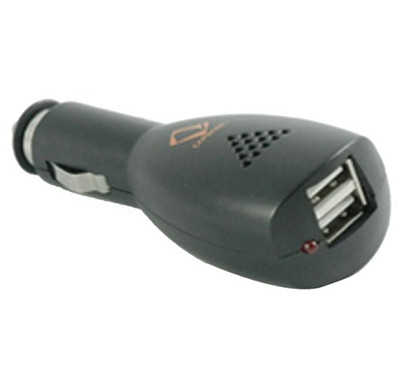 capdase (ca00-0701) dual usb car charger for apple iphone 4/4s/ipod (black)
