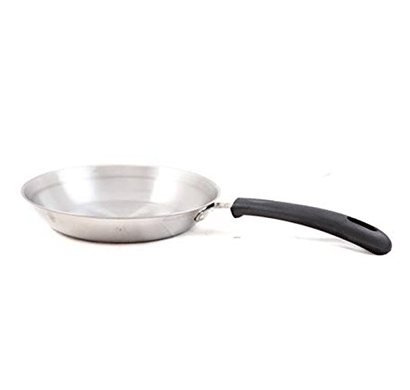 cosmosgalaxy stainless steel induction-friendly frying pan cookware, 1100 ml