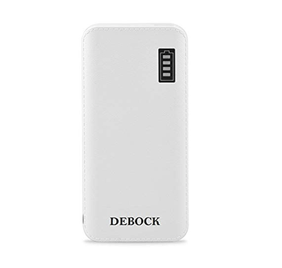 debock sdwyt 10000mah lithium ion power bank (white)