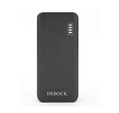 debock sdblk 10000mah lithium ion power bank (black)