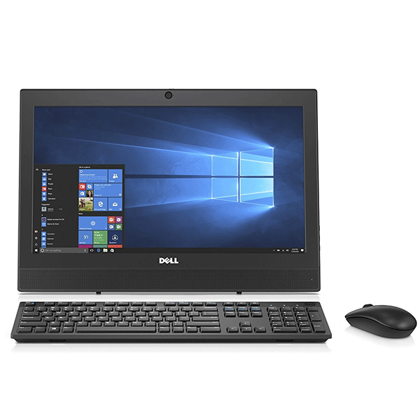 dell optiplex aio 3050 aio i3-7100/ 4gb ram/ 500gb/ windows 10 pro/ 19.5 inch/ dvd rw/ 3 years warranty/ wifi/ wireless keyboard black
