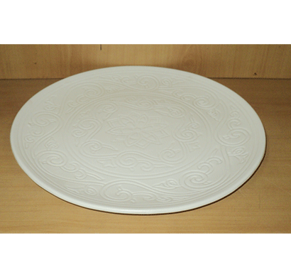 dileep 6041bcd ceramic platter white