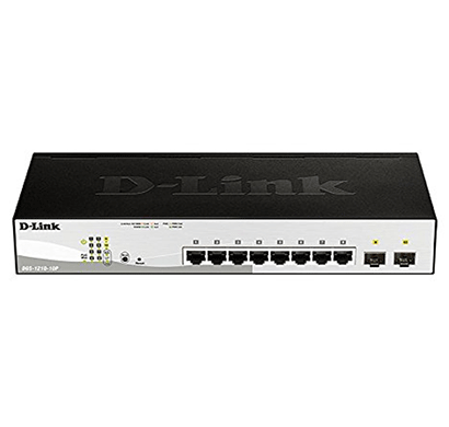 d-link poe with sfp ports switch black