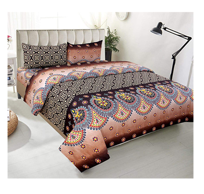 dream aura (b07yxscl5p) victorian summer dream, 100% polyester double bedsheet with 2 pillow covers, da010 (multi)