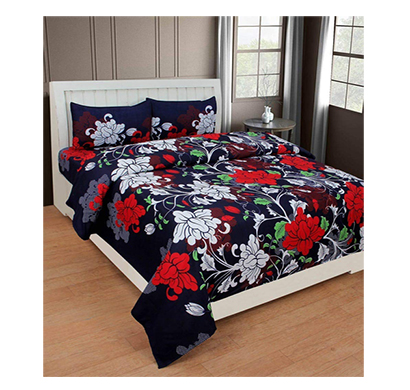 dream aura (b07yxsc1bg) victorian summer dream, 100% polyester double bedsheet with 2 pillow covers, da080 (multi)