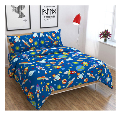 dream aura (b07yxs7w26) victorian summer dream, 100% polyester double bedsheet with 2 pillow covers, da068 (multi)