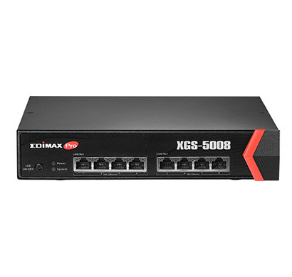 edimax technology xgs-5008/ 8-port 10-gigabit ethernet managed switch