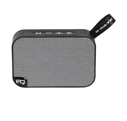 egate 303 portable bluetooth speaker with deep bass and mic/5w (grey)