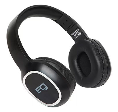 egate 204 on-ear wireless bluetooth headphone with mic (black)