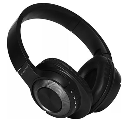 egate 405 on-ear wireless bluetooth headphone with mic (black)