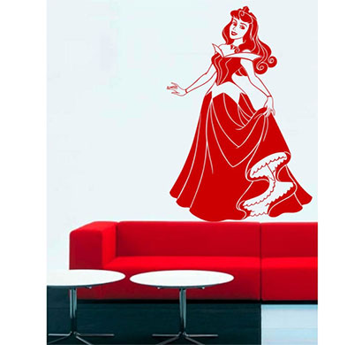 enormous kart on wall red sleeping beauty wall sticker