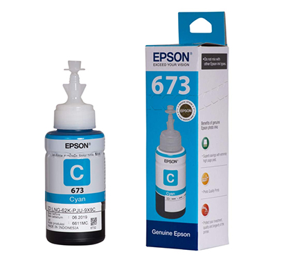 epson t6732 cyan 70ml ink bottle