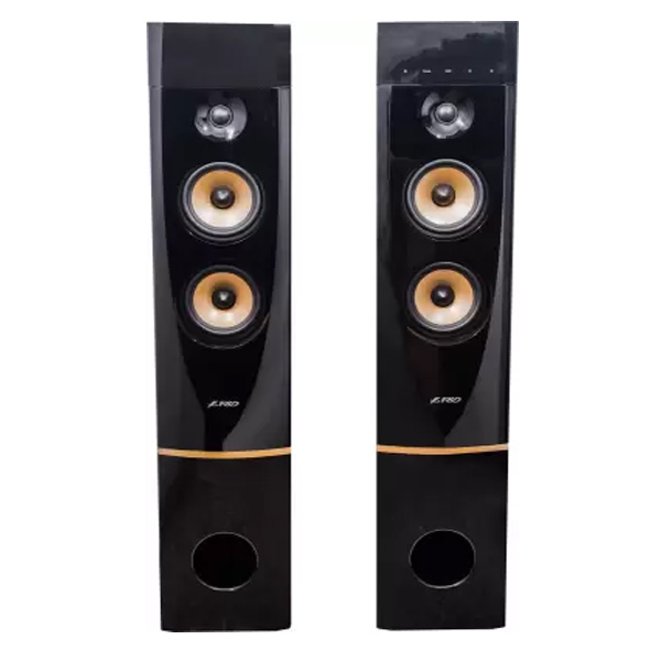 f&d tower speakers with mic