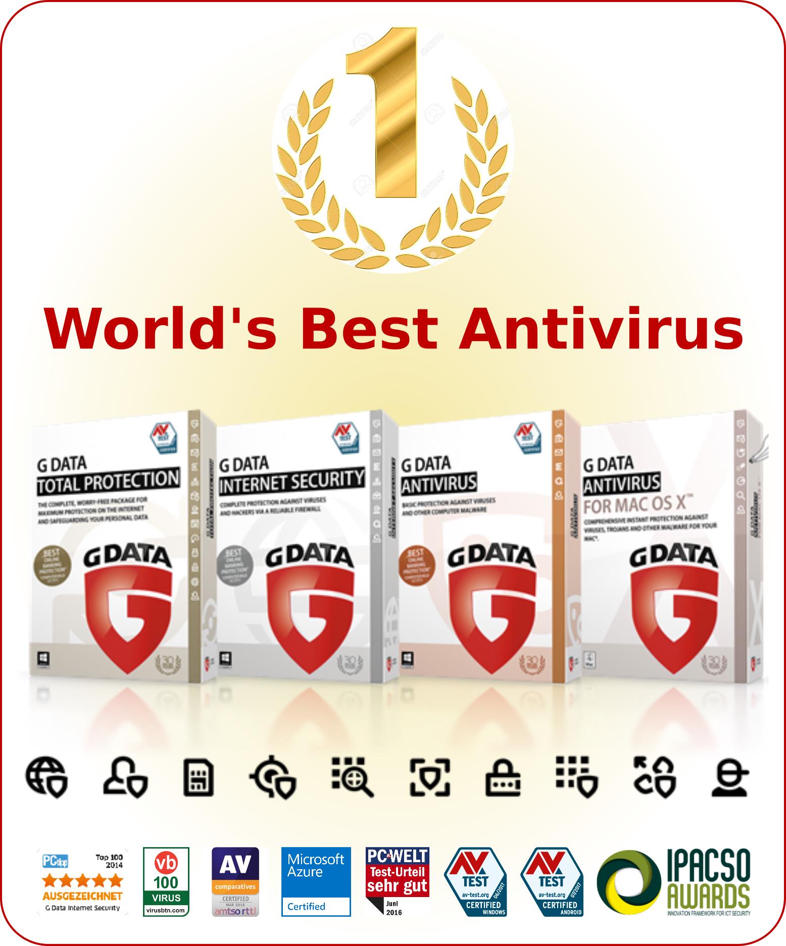 gdata antivirus 1 user 1 year