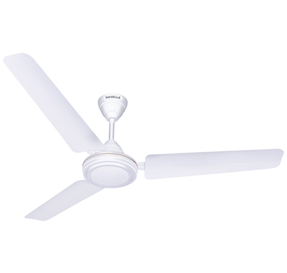 havells - spark hs 1200mm ceiling fan, white, 1 year warranty