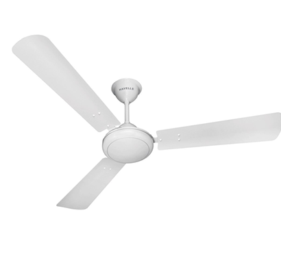 havells- ss-390 metallic, 600mm ceiling fan, pearl white-silver, 1 year warranty