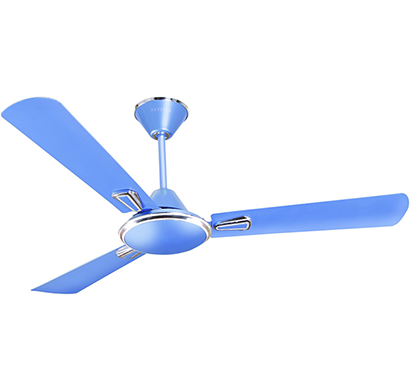 havells- festiva, 1200mm ceiling fan, ocean blue - silver, 1 year warranty