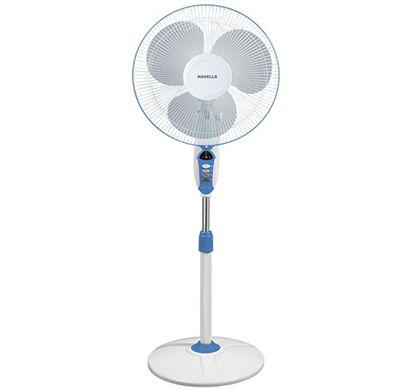 havells -sprint led, 400 mm sweep padestal fan, blue, 1 year warranty