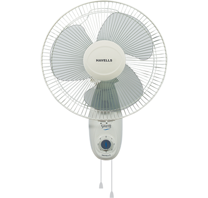 havells - swing, 300 mm sweep, wall fan, white, 1 year warranty