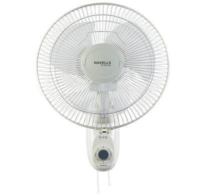 havells - swing hs, 300 mm sweep, wall fan, white, 1 year warranty
