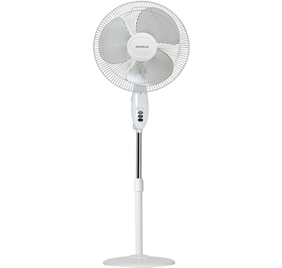havells - swing, 400 mm sweep padestal fan, white, 1 year warranty