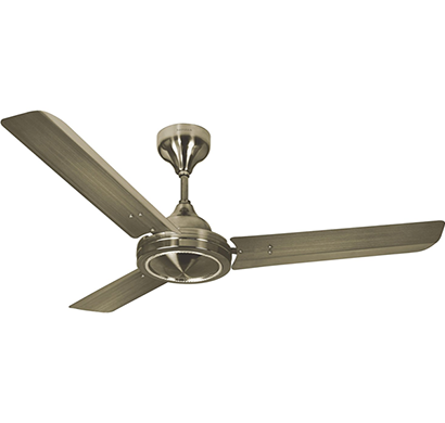 havells- fabio, 1200mm platinum finish ceiling fan, antique brass, 1 year warranty