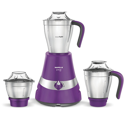 havells 750w gracia 3 jar mixer grinder violet