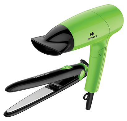 havells - hc4035 combo pack of hair dryer and hair straightener,1 year warranty