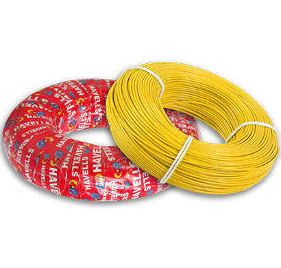 havells - heat-180 - yellow1x0, life line plus s3 hrfr cables 1.0 sqmm heat cable, 180 mtr, yellow, 1 year warranty