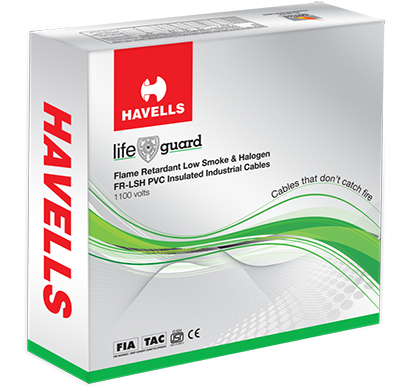havells- whfffnga16x0, life guard fr-lsh cables 6.0 sqmm fr- low smoke & halogen 90 mtr, green, 1 year warranty