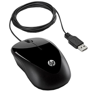 hp- x500, usb mouse wired, black, 3 year warranty