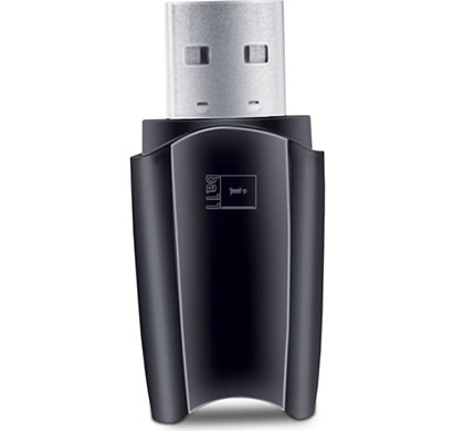 iball- mcr20, black 2.0 card reader ultra compact and stylish design, plug & play, 1 year warranty
