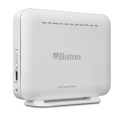 iball baton (ib-wvg300n) 300 mbps wireless vdsl2 gateway router/ white