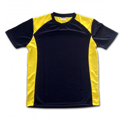 inkholic sports jersey t-shirt (yellow and navy blue)