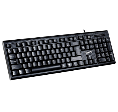 intex corona wired keyboard (black)
