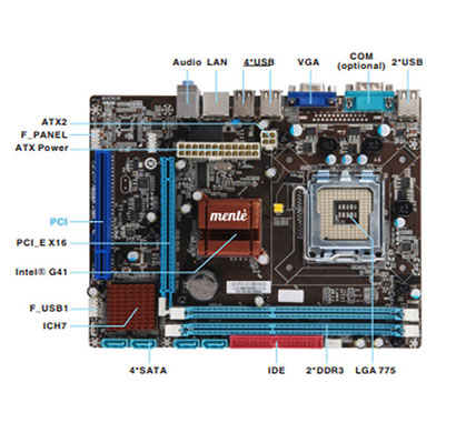 mente g41 - cpl3 mini-atx form factor motherboard