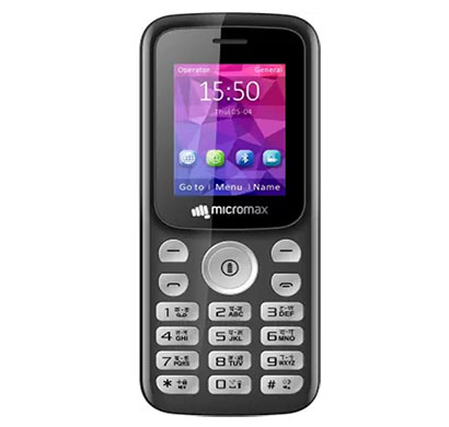 micromax x378 feature phones 32 mb dual sim (black)